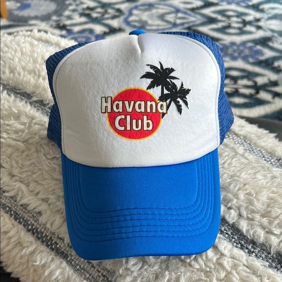 Havana Club Blue and White Trucker Hat - Picture 1 of 3